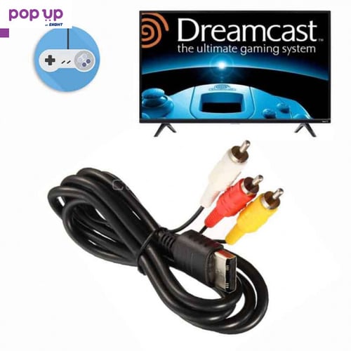 RCA аудио-видео кабел за SEGA Dreamcast